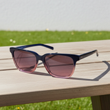 Costa Del Mar Shiny May Pink Sand frame rose gradient glass 580 lens NEW