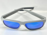 Costa Del Mar Baffin Net Gray Frame Blue Mirror 580 Glass Polarized Lens