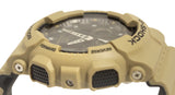 Casio GA100L-8A G-Shock Black Analog Digital Beige Resin Band Watch