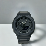 Casio GA2100-1A1  FREE SHIPPING ALL BLACK Analog Digital G shock watch