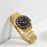 Guess Men's Watch  Gold Tone Classic Day-Date GW0220G4