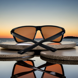 Costa Del Mar sunglasses Rincon 11 Black frame Green Mirror Plastic 580P  lens