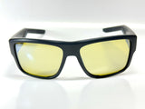 COSTA DEL MAR TAXMAN MATTE BLACK frame Sunrise Silver MIRROR Glass lens