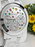 Guess Women Watch Fantasia Multicolored Crystal Dial GW0559L1