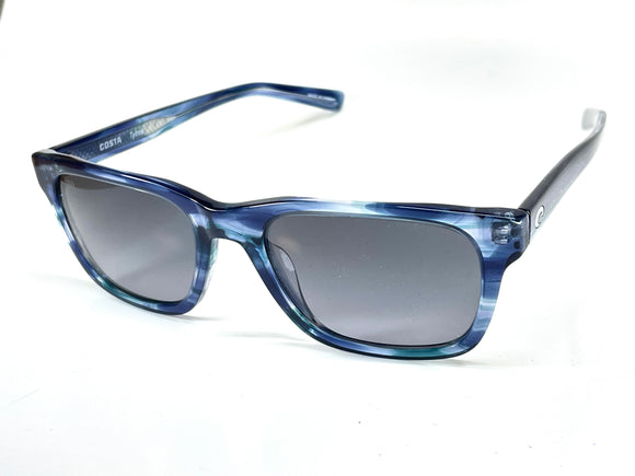 Costa Del Mar Tybee ocean currents frame gray gradient 580 glass lens NEW