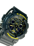 Casio GA-100CY-1A G-Shock X-Large yellow Black Ana/Digi Dial Men Watch NEW