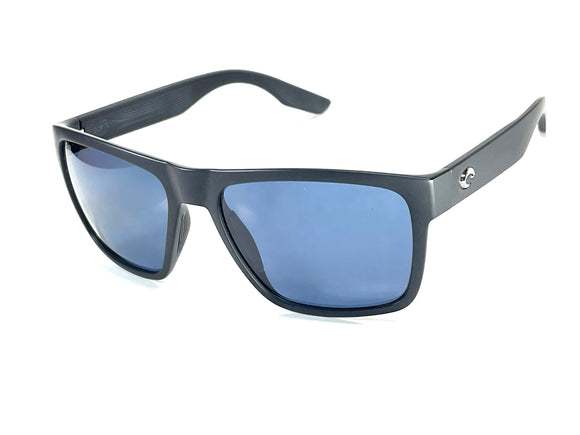 Costa Del Mar Paunch XL sunglasses matte black frame gray plastic 580P lens NEW