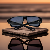 Costa Del Mar Fly Line Black frame Blue Mirror Plastic 580P lens