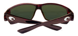 Costa Del Mar Tuna Alley Reader C-Mate Tortoise Green Mirror 580 Plastic Lens