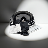 Oakley Snow Goggles Target Line L Matte Black Dark Grey lens new
