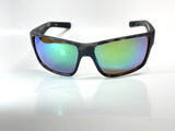 Costa Del Mar Reefton Pro sunglasses Tiger Shark frame green 580 glass lens