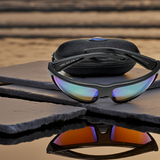 Costa Del Mar Fly Line Black frame Green Mirror Plastic ( 580P) lens
