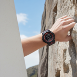 Casio GBD800-1CR G-Shock Digital Black Red Dial Resin Band Watch New