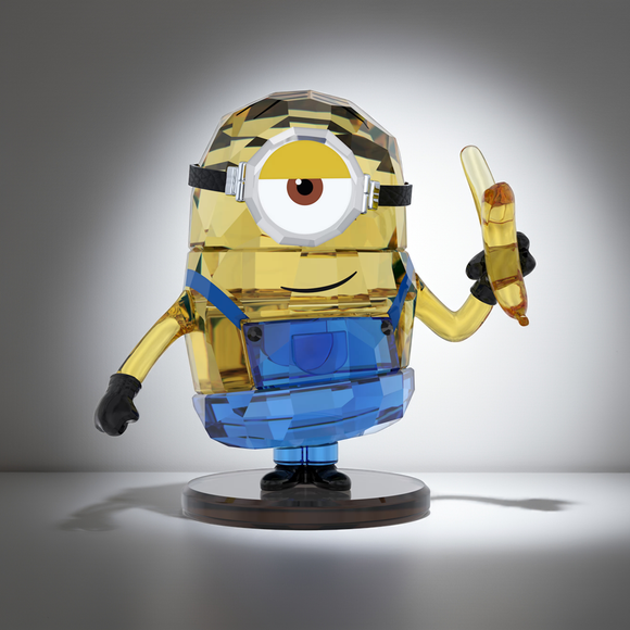 Swarovski Crystal Minions STUART Figurine 5692028 NEW