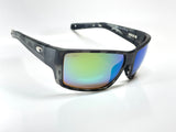 Costa Del Mar Reefton Pro sunglasses Tiger Shark frame green 580 glass lens