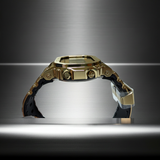 CASIO G-Shock GM5600YMG-9 Monochromatic Gold Metal Bezel Digital Watch Silicone Band