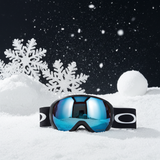 Oakley Snow Goggles Flight Path L matte black Blue sapphire prizm lens NEW
