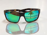 Costa Del Mar sunglasses Reefton Pro Matte Tortoise Green Mirror 580 glass