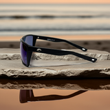 Costa Del Mar Rincon 11 Black frame Blue Mirror Plastic 580P lens