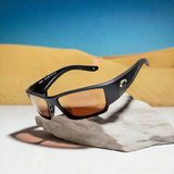 Costa Del Mar Corbina Pro Black frame gold mirror glass 580 lens NEW 6S9109