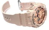 Casio GMAS120MF-4A G-Shock Analog Digital Rose Gold Peach Resin Watch