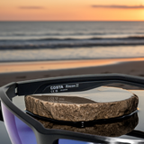Costa Del Mar Rincon 11 Black frame Blue Mirror Plastic 580P lens