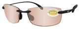 Costa Del Mar Ballast Sunglasses matte black frame copper silver mirror plastic 580P lens