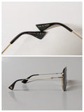 Gucci GG0062S-003 Aviator sunglasses gray lens gold color metal frame NEW