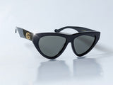 Gucci GG1333S-001 cat eye women sunglasses black frame grey lens
