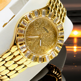 Guess Womens watch Firework 35mm GW0602L2 Gold-Tone Crystals