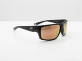 Costa Del Mar Fly Line Black frame Gold Mirror Glass (580) lens