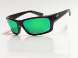 Costa Del Mar Sunglasses Jose Pro Matte Black Green Mirror 580 glass