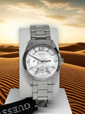 GUESS womens watch GW0760L1 Silver Tone Multi-function