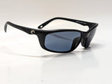 Costa Del. Mar Brine ll sunglasses Black frame Gray plastic 580P lens NEW