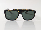 Gucci GG1039S 002 Tortoise Havana Sunglasses Green Lenses 58mm