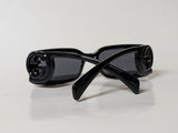 Gucci GG1325S-001 Rectangular women sunglasses black frame grey lens