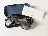 Gucci GG0327S 002 Havana Cat-Eye Sunglasses | Brown Gradient Lenses