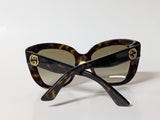 Gucci GG0327S 002 Havana Cat-Eye Sunglasses | Brown Gradient Lenses
