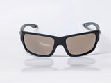 Costa Del Mar Tailfin Black frame copper silver Mirror glass lens