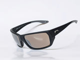 Costa Del Mar Tailfin Black frame copper silver Mirror glass lens