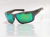 Costa Del Mar 06S9080 Reefton Pro Matte Olive Shale Green Mirror 580 glass Sunglasses