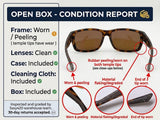 Costa Del Mar Reefton Tortoise Frame Green Mirror 580P Plastic Polarized Lens - Open Box (Fair)