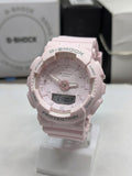 Casio G-Shock S-Series GMAS130-4A Step Tracker Analog-Digital Light Pink Resin Watch New