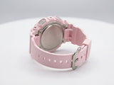 Casio G-Shock S-Series GMAS130-4A Step Tracker Analog-Digital Light Pink Resin Watch New
