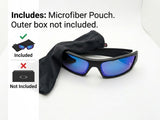Oakley Gascan Matte Black Frame Prizm Sapphire Polarized Lens Sunglasses 0OO9014 - Open Box (Good)
