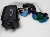 Oakley Snow Goggles Line Miner Pro L Blue Current Argon + Blue sapphire lens