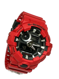 Casio GA700-4A G-Shock Black Analog Digital Dial Red Resin Band Watch New