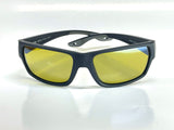 Costa Del Mar Tailfin Medium Black matte frame 580 Sunrise Silver Mirror Glass lens
