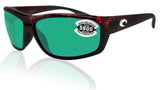 Costa Del Mar Saltbreak Tortoise Frame Green Mirror 580G Glass Polarized Lens