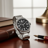 Guess Mens watch GW0889G1 black dial Varsity steel